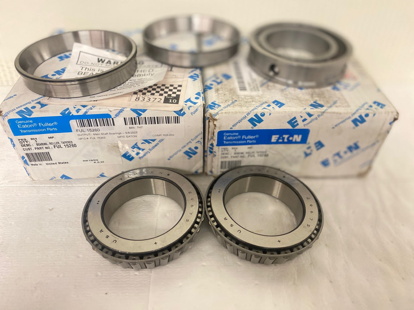 (FUL 15260) OUTPUT- Main Shaft Bearings