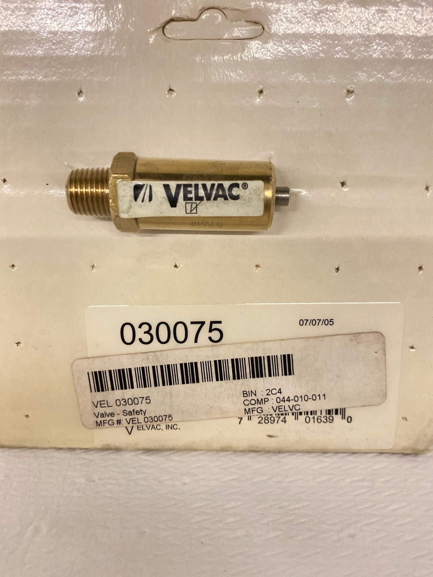 Safety Valve ( VEL 030075)