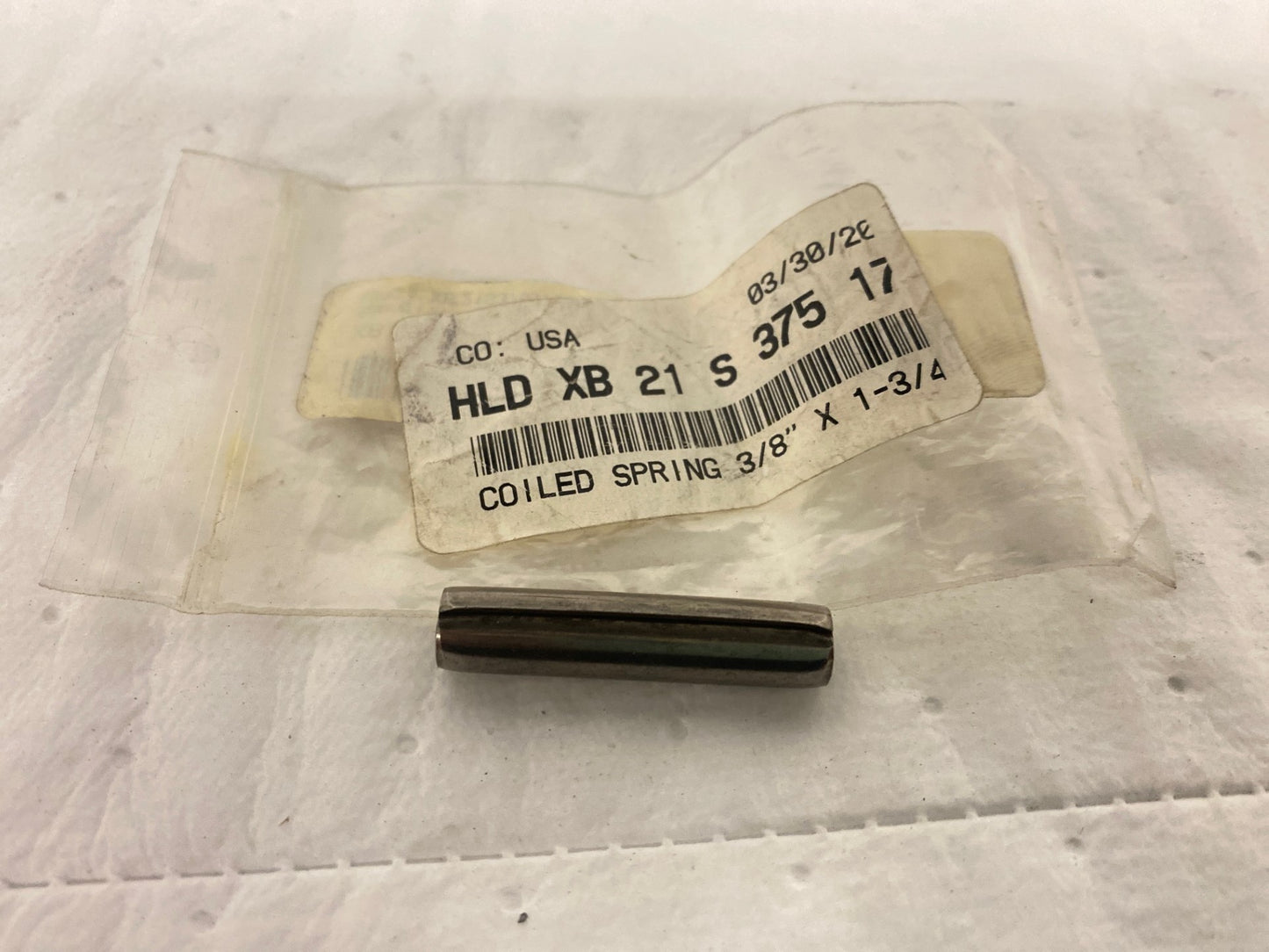 PIN- SPRING 3/8IN-1-3/4IN   (XB 21S3751750)