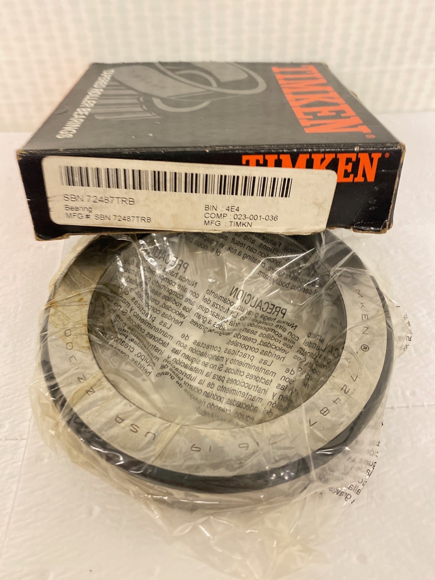 TImken Bearing Cup  ( SBN 72487trb)