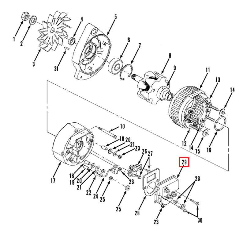 Thermo King Alternator Regulator (41 1740)